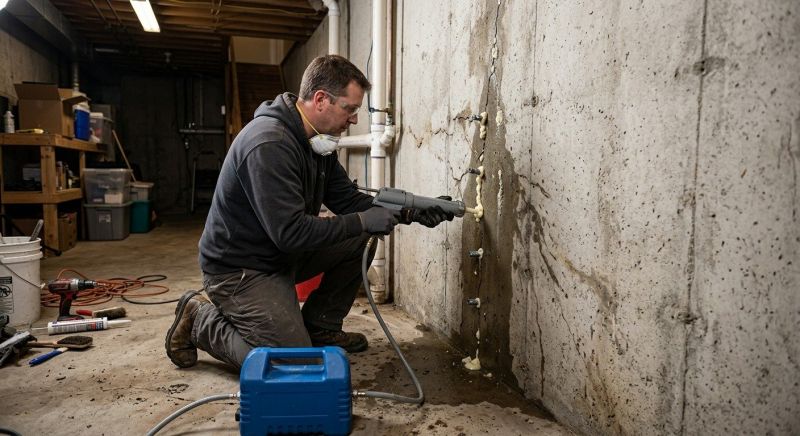 Basement Foundation Repair in Fairfax County, VA