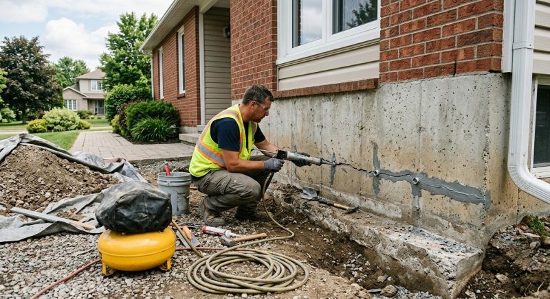 Basement Foundation Repair in Mount Airy, MD