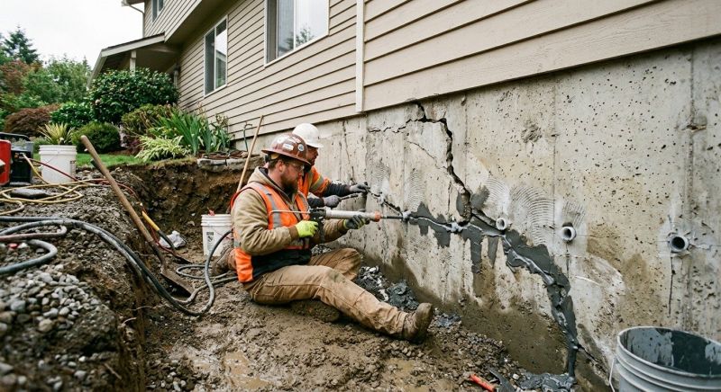 Basement Foundation Repair in Silver Spring, MD