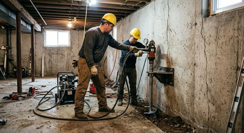 Basement Stabilization in Germantown, MD