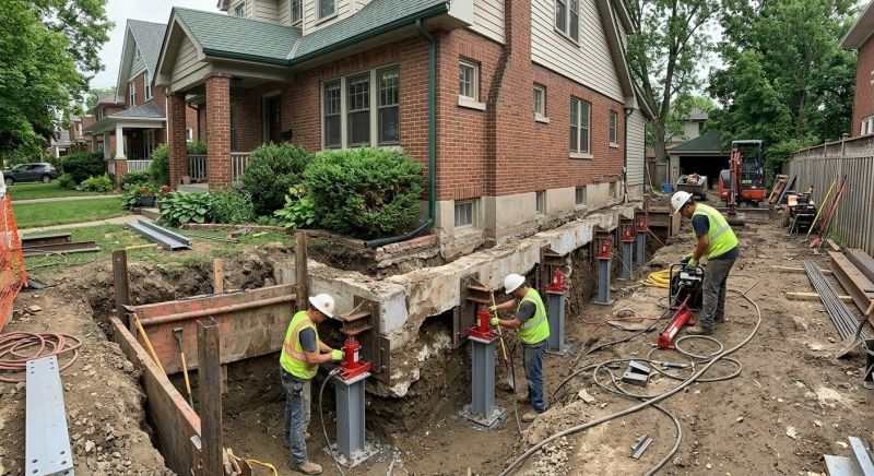 Basement Underpinning in Germantown, MD