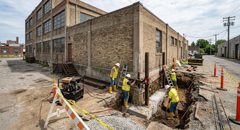Building Foundation Repair in Chevy Chase, MD