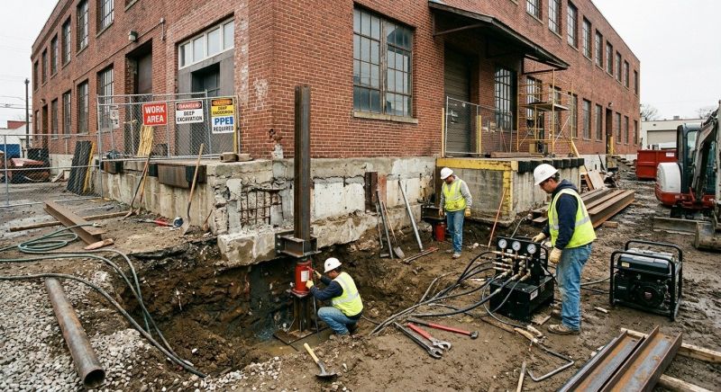 Building Foundation Repair in Highland, MD