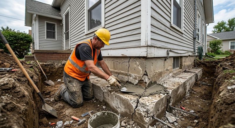 Building Foundation Repair in Leesburg, VA