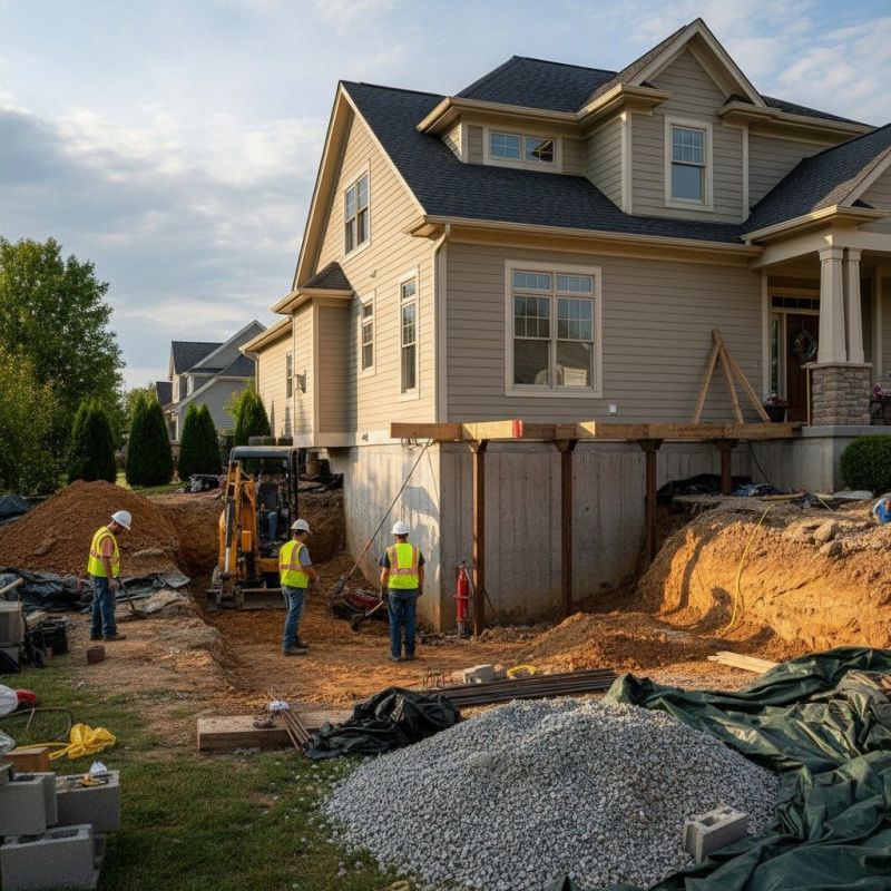 Building Foundation Repair in Mount Airy, MD