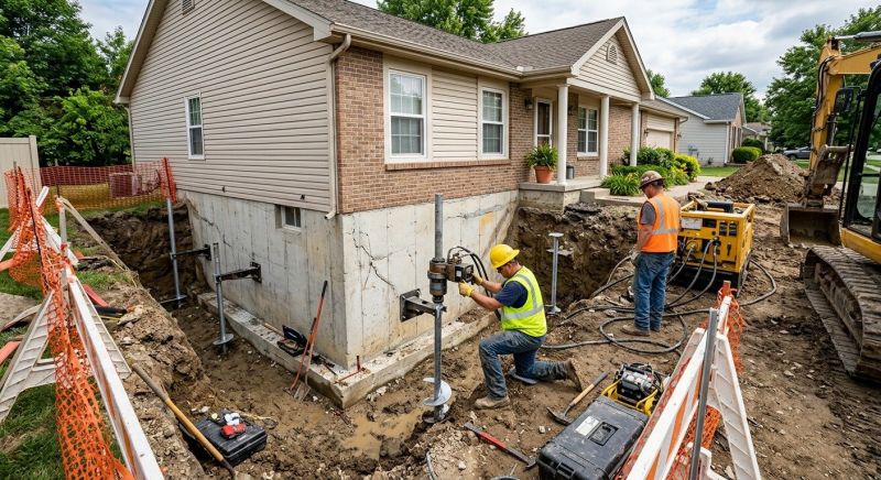 Building Foundation Repair in Purcellville, VA