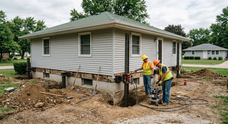 Concrete Foundation Leveling in Silver Spring, MD