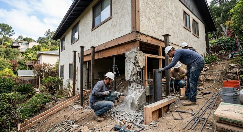 Concrete Foundation Repair in Laurel, MD