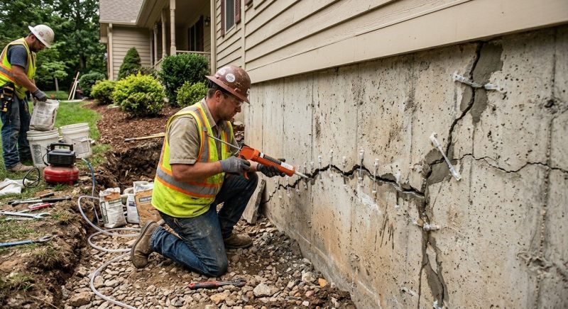 Cracked Foundation Repair in Arlington, VA