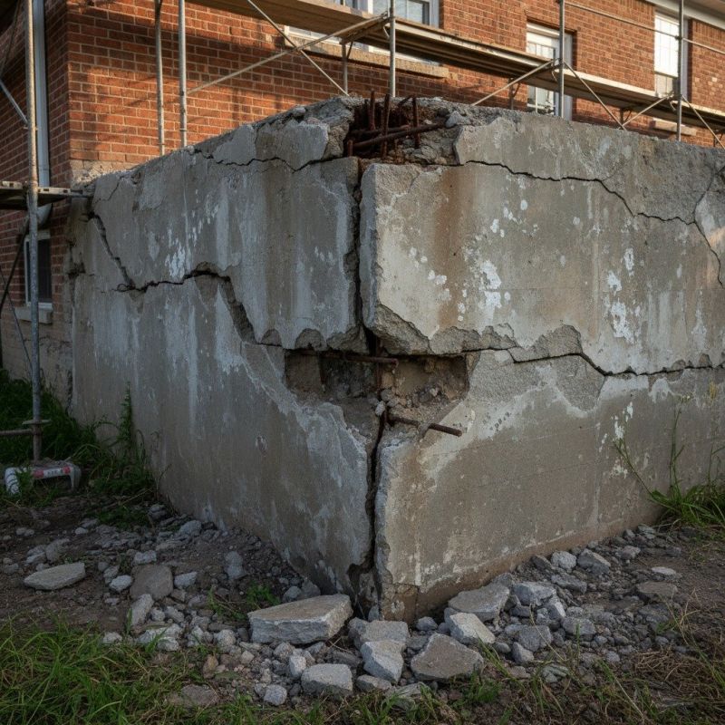 Cracked Foundation Repair in Reston, VA