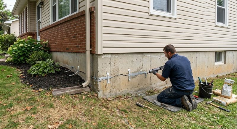 Cracked Foundation Repair in Sterling, VA