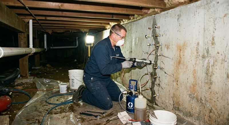 Crawlspace Foundation Repair in Woodbine, MD
