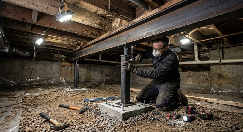 Crawlspace Structural Repair in Germantown, MD