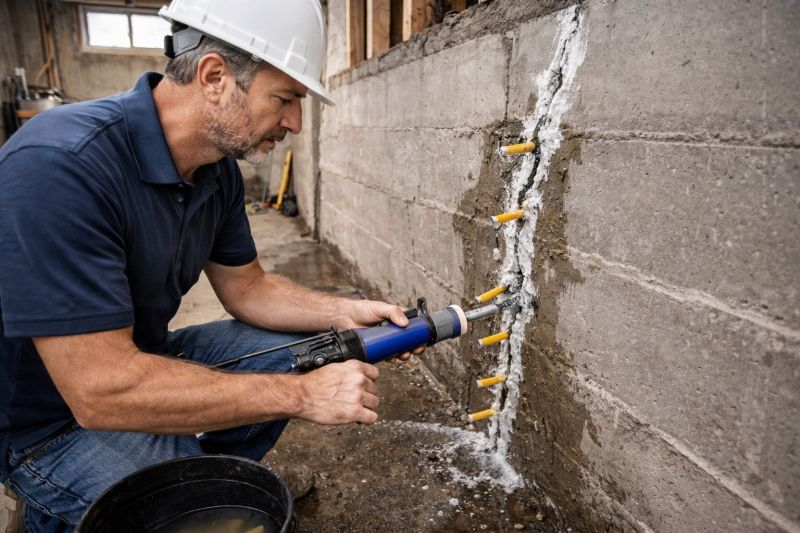 Foundation Crack Sealing in Germantown, MD