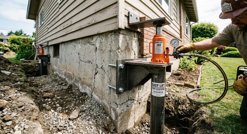 Foundation Jacking in Bethesda, MD