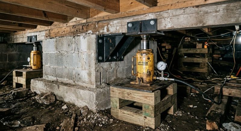 Foundation Jacking in Centreville, VA