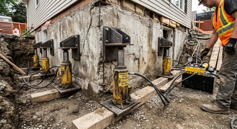 Foundation Jacking in Frederick County, MD