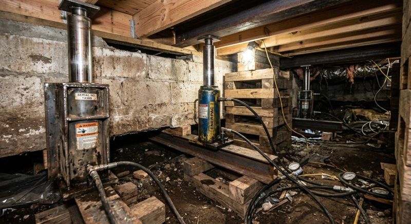 Foundation Jacking in Lovettsville, VA