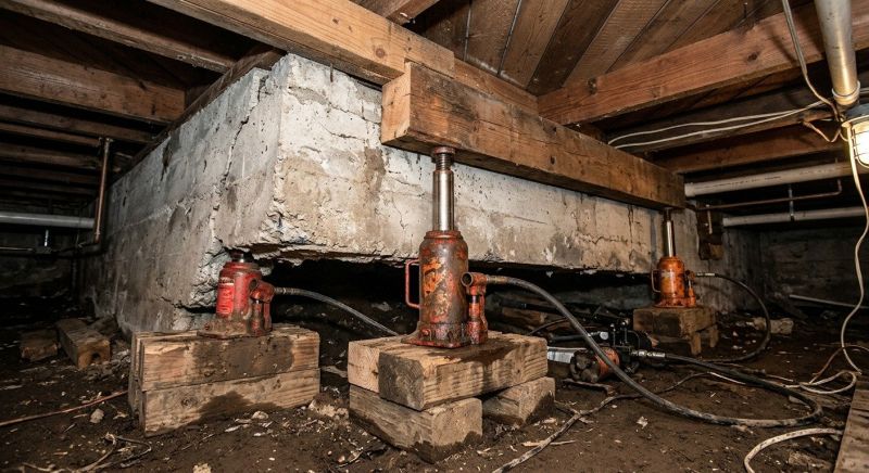 Foundation Jacking in Purcellville, VA