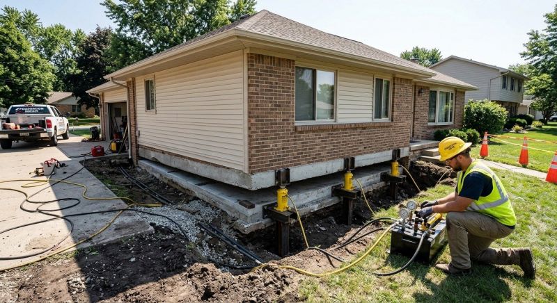 Foundation Lifting in Damascus, MD