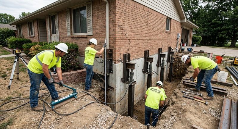 Foundation Lifting in Howard County, MD