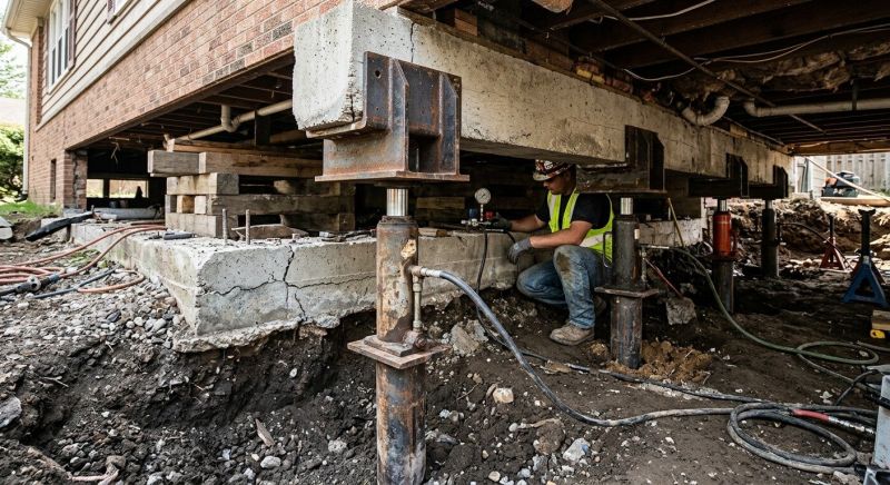 Foundation Lifting in Rockville, MD