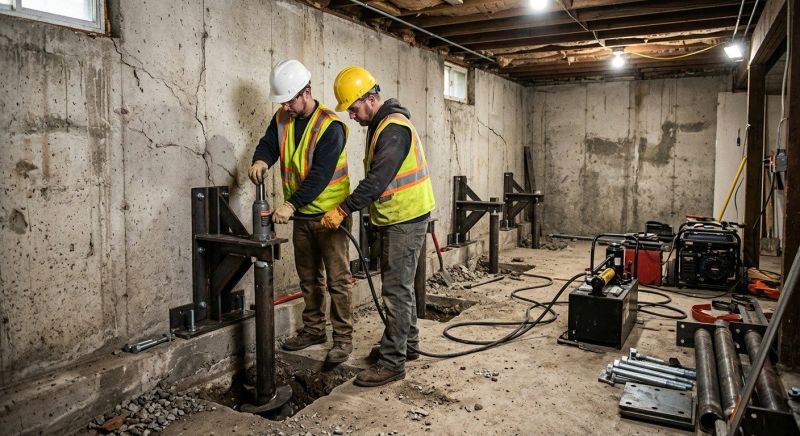 Foundation Stabilizing in Ellicott City, MD