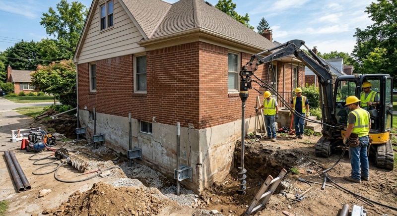 Foundation Stabilizing in Gaithersburg, MD