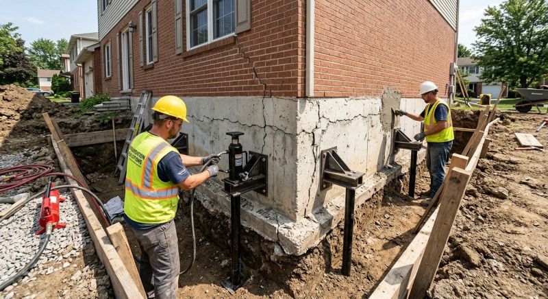Foundation Structural Repair in Purcellville, VA