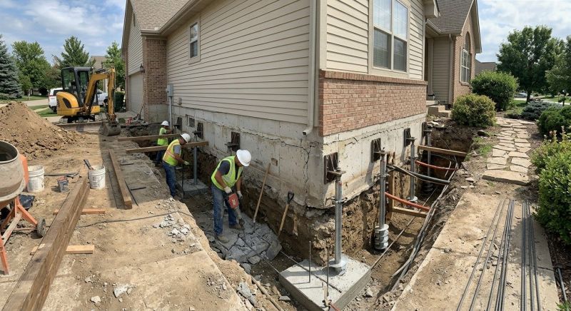 Foundation Underpinning in Germantown, MD