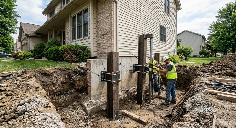 Foundation Underpinning in Germantown, MD