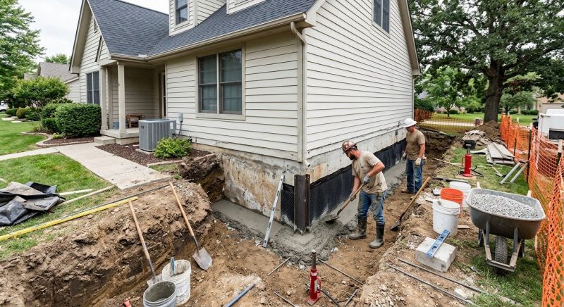 House Foundation Repair in Damascus, MD