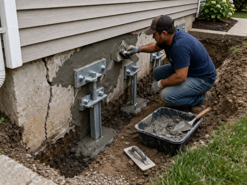 House Foundation Repair in Falls Church, VA