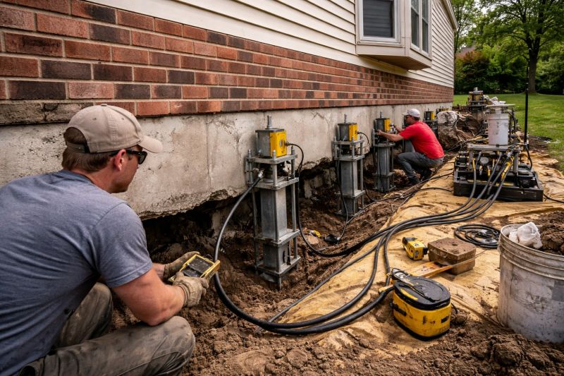 Settling Foundation Service in Silver Spring, MD