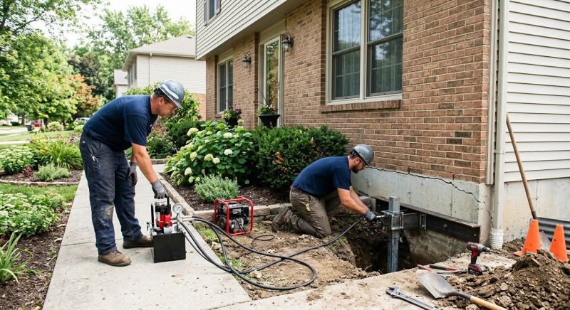 Settling Foundation Service in Silver Spring, MD