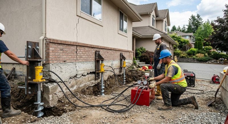 Sinking Foundation Lifting in Germantown, MD