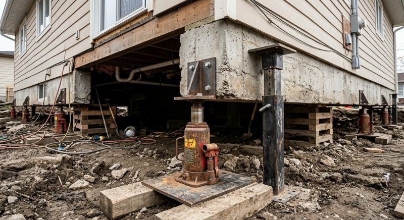 Sinking Foundation Lifting in Germantown, MD