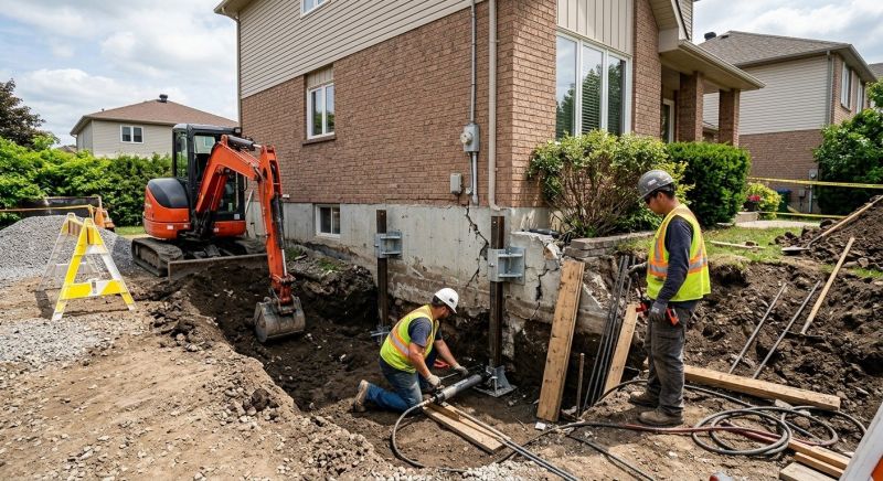 Sinking Foundation Repair in Arlington County, VA