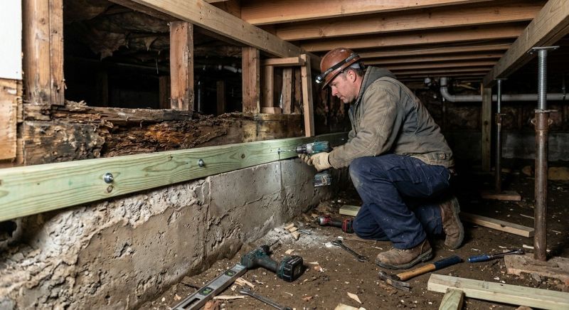 Sinking Foundation Repair in Brookeville, MD