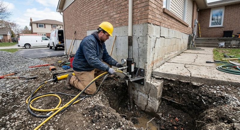 Sinking Foundation Repair in Derwood, MD