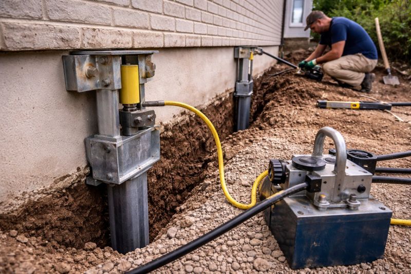 Sinking Foundation Repair in Middletown, MD
