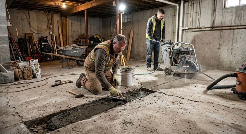 Slab Foundation Repair in Germantown, MD