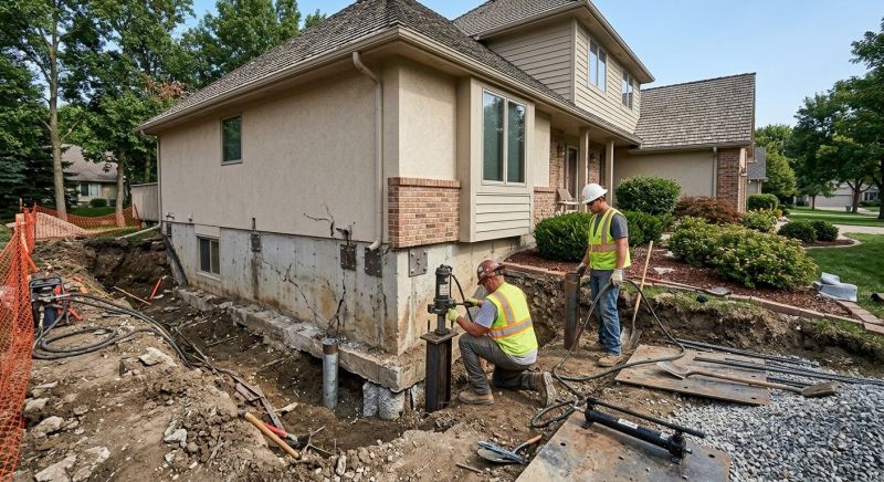 Structural Foundation Repair in Sandy Spring, MD